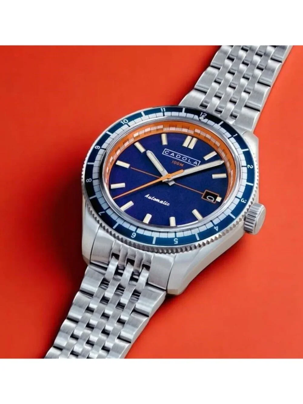 NWT Cadola Ahrens Automatic Blue Dial Men's Watch